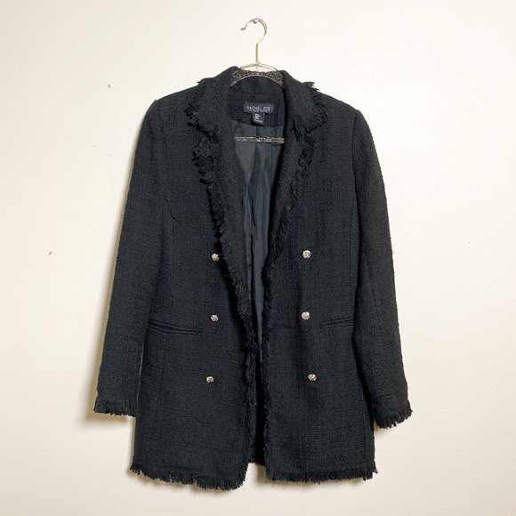 Rachel Zoe Jackets & Blazers - NWT Rachel Zoe Black Fringe Coat Size Medium
